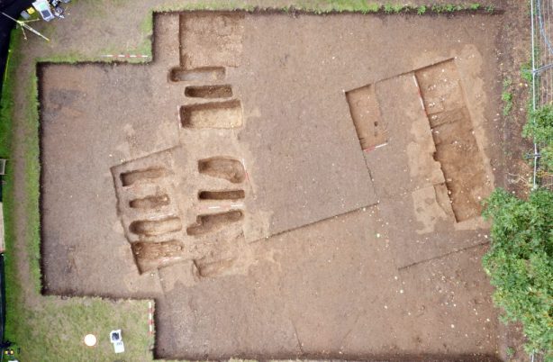 Overhead Dig Site View