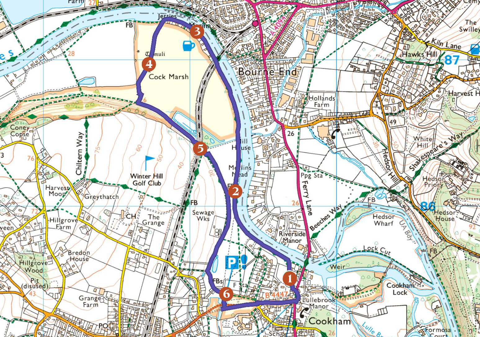 Cookham Village and Cock Marsh Heritage Trail